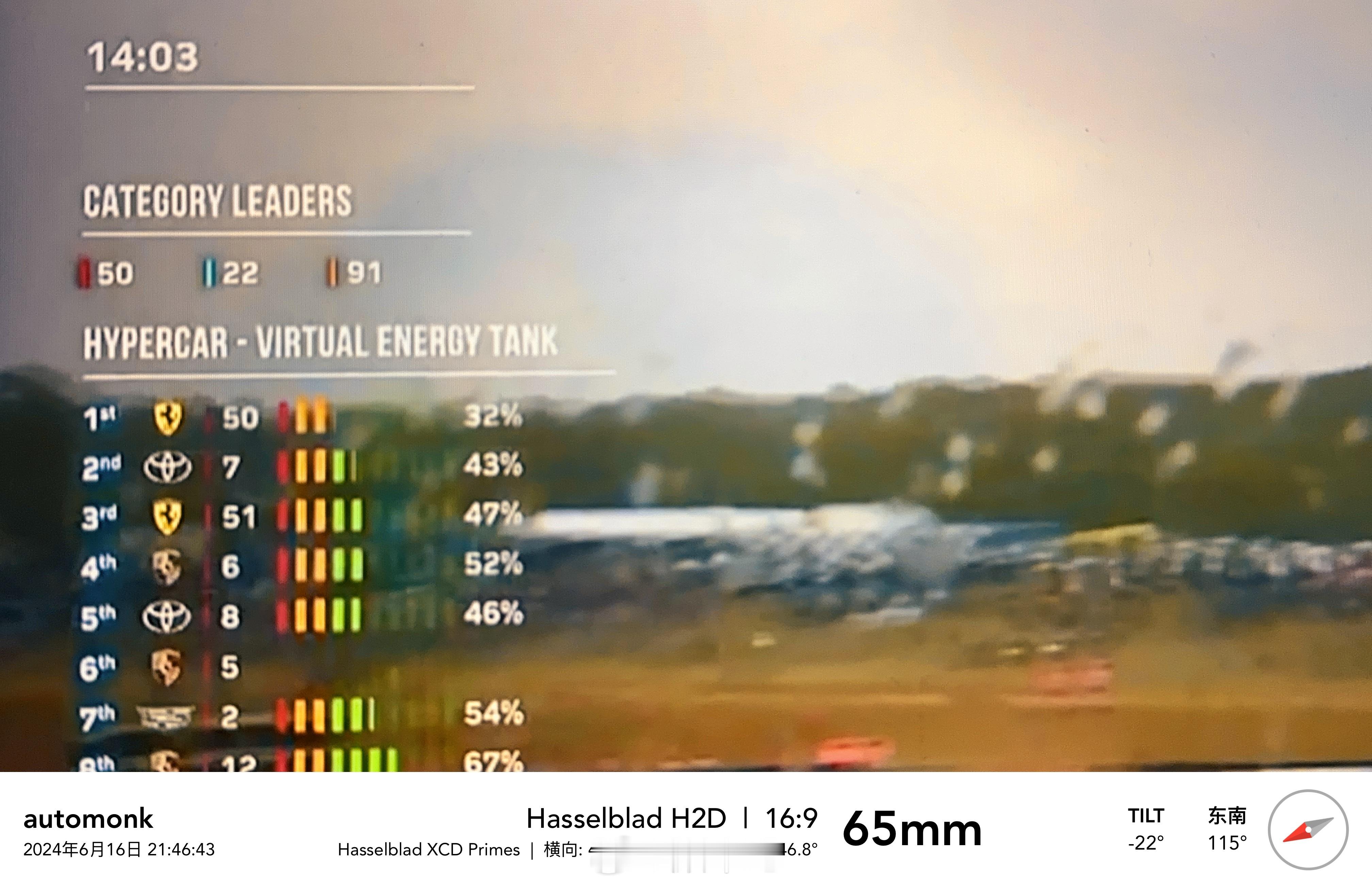 法拉利50号赛车最后十几分钟选择不进站策略，有点极限啊……[笑而不语]#2024