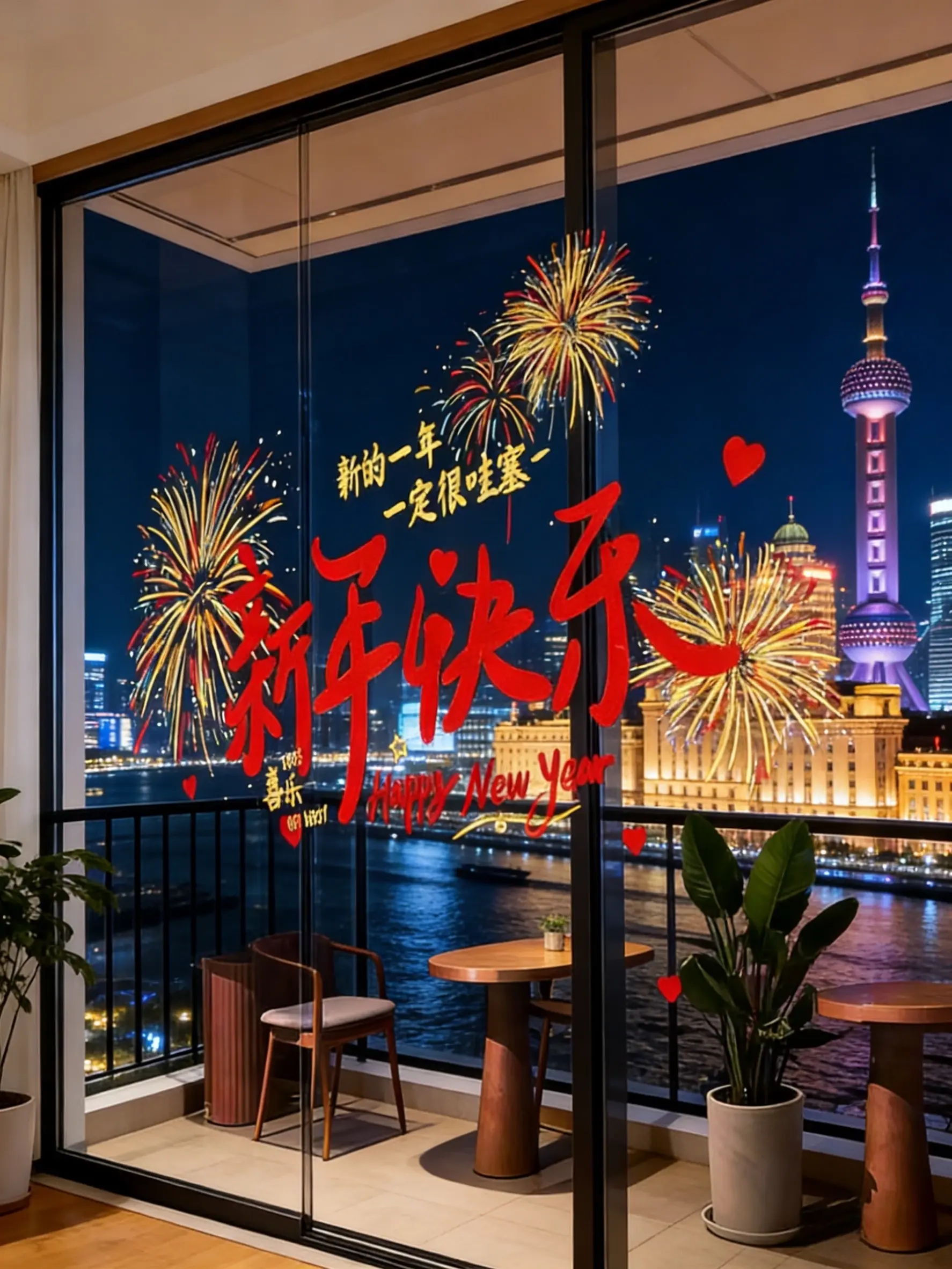 窗花 新年快乐