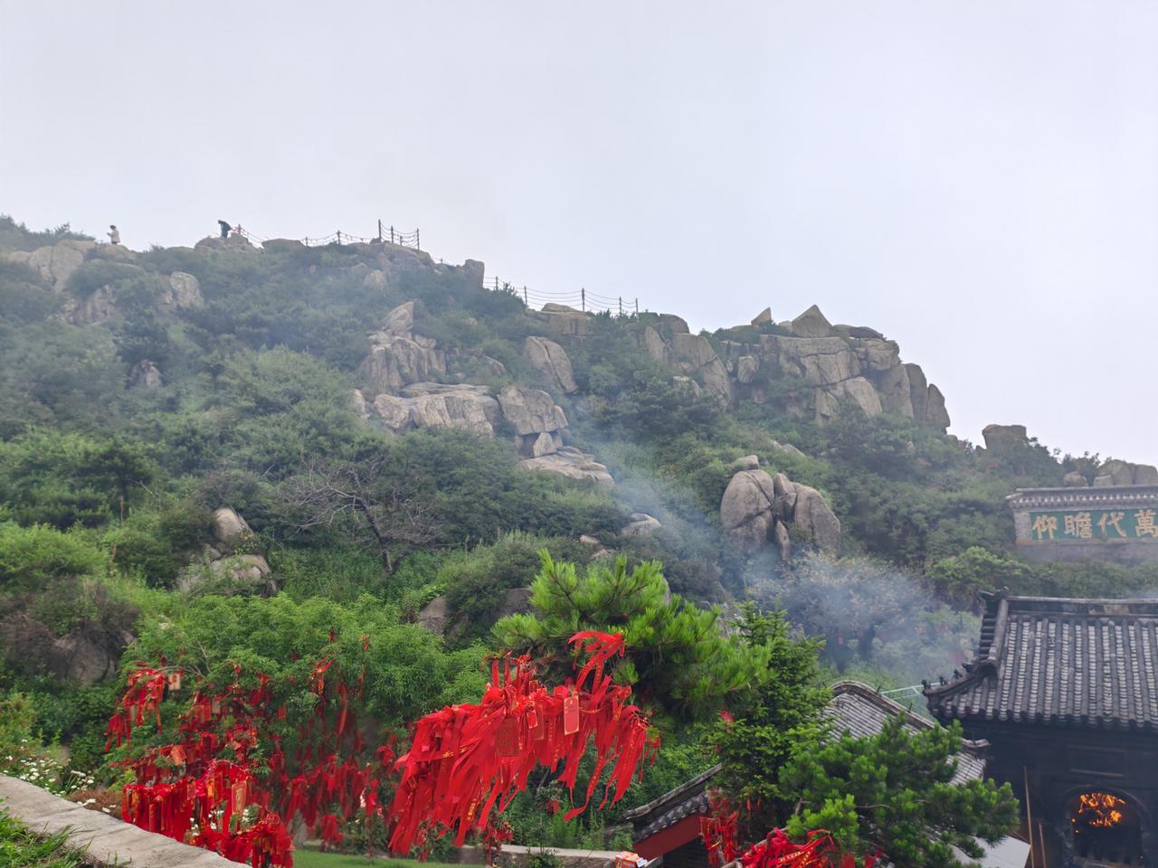 每日一诗，请欣赏。
登山
李涉
终日昏昏醉梦间，
忽闻春尽强登山。
因过竹院逢僧