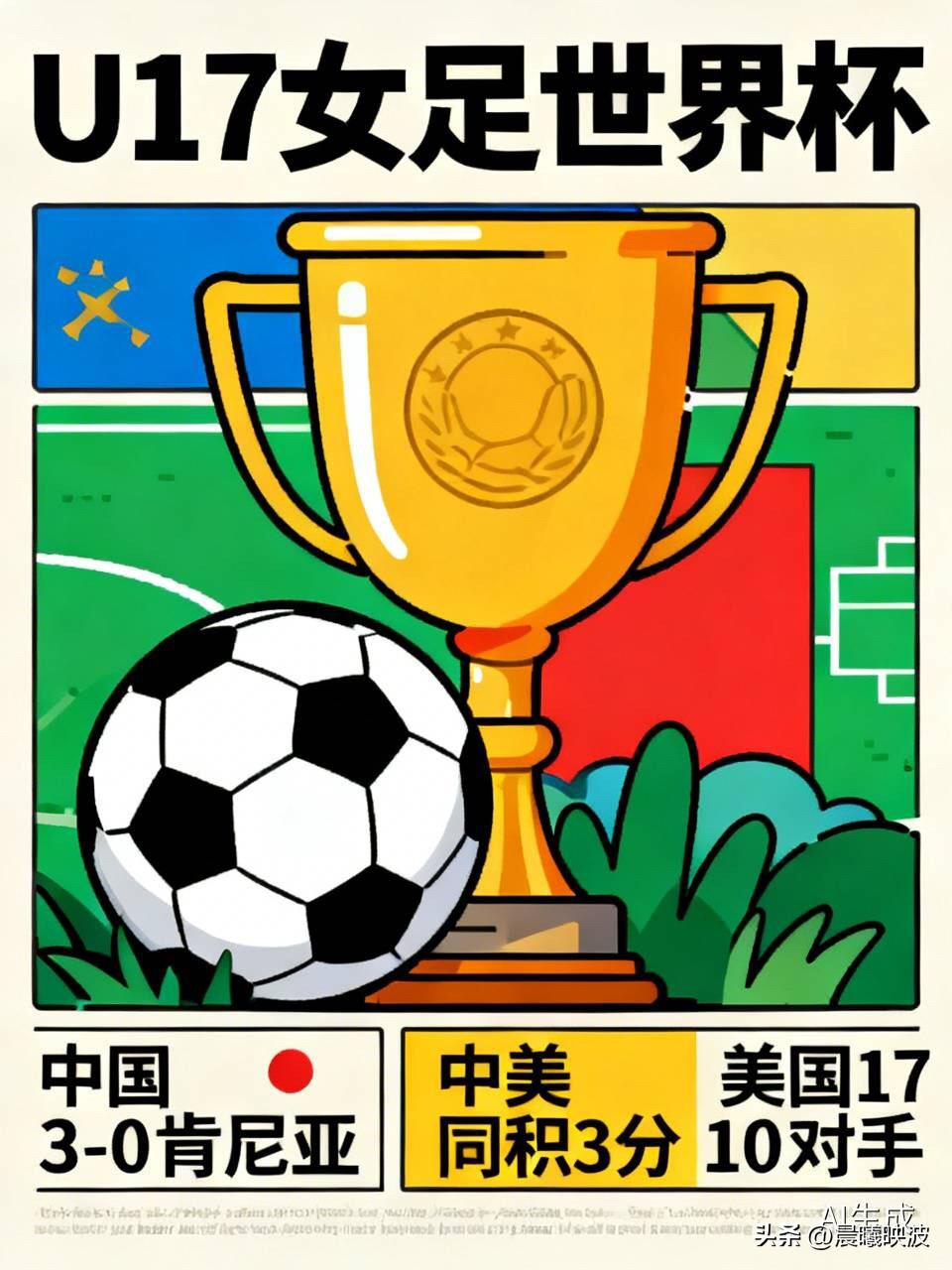 3-0！17-0！U17女足世界杯疯狂一夜：中国姑娘打懵非洲劲旅，美国队制造惨案