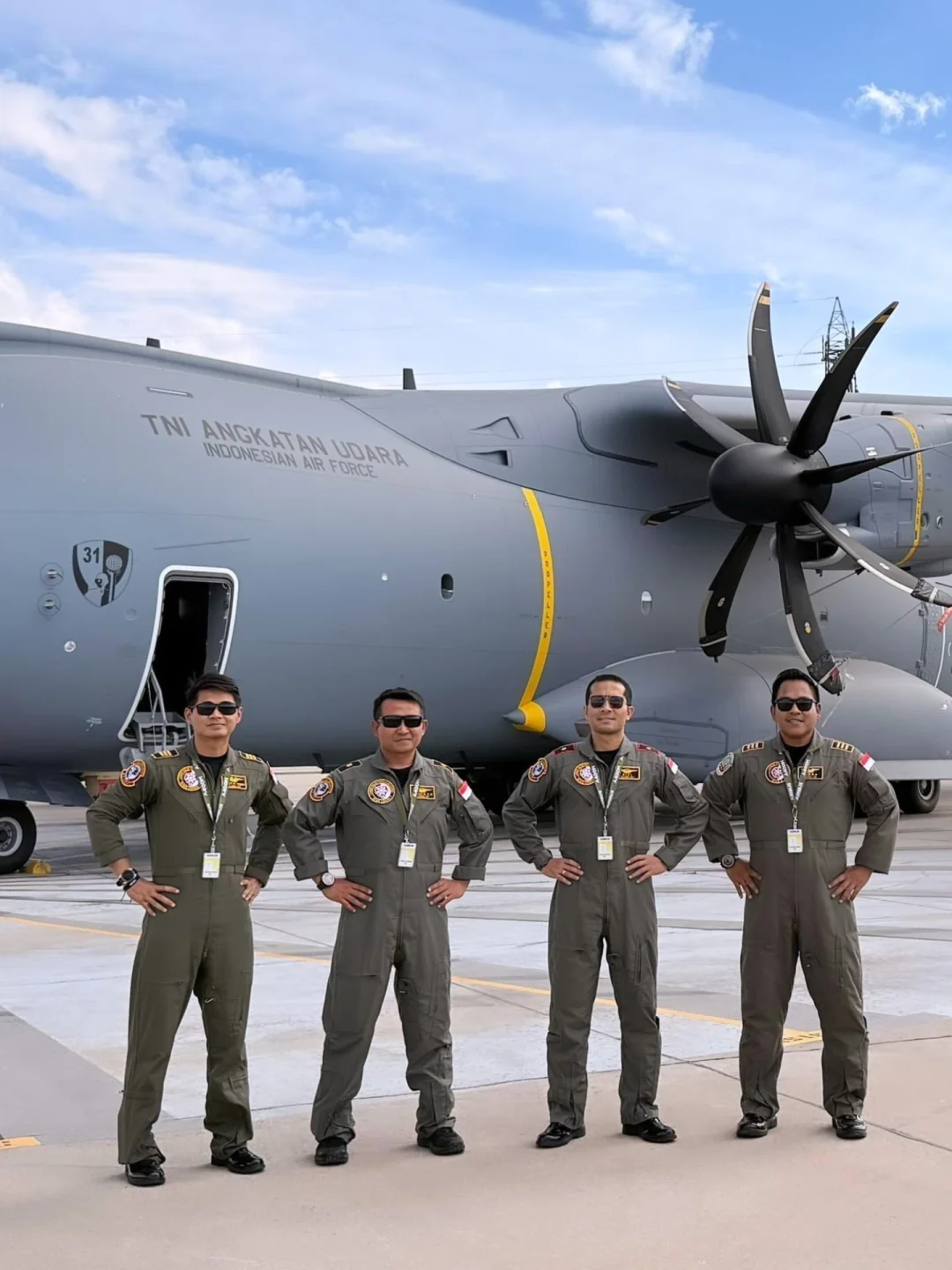 印尼空军接收首架A400M运输机 ​​​​