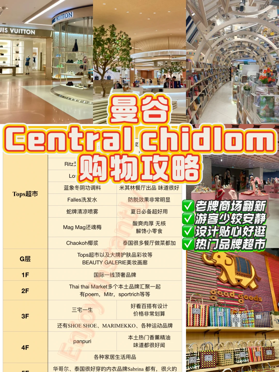 曼谷被忽略的Central Chidlom真的好逛！