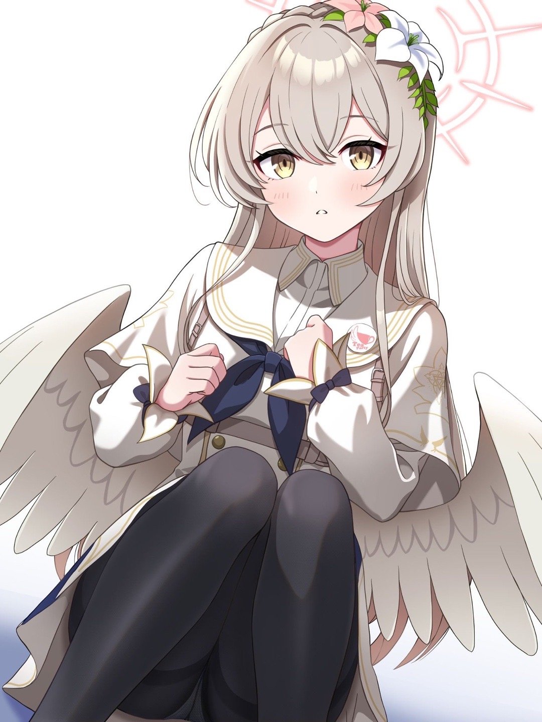 白内裤：象征着内心情感的核心。代表纯洁，真诚，无瑕。黑裤袜：象征与外界的分界。代