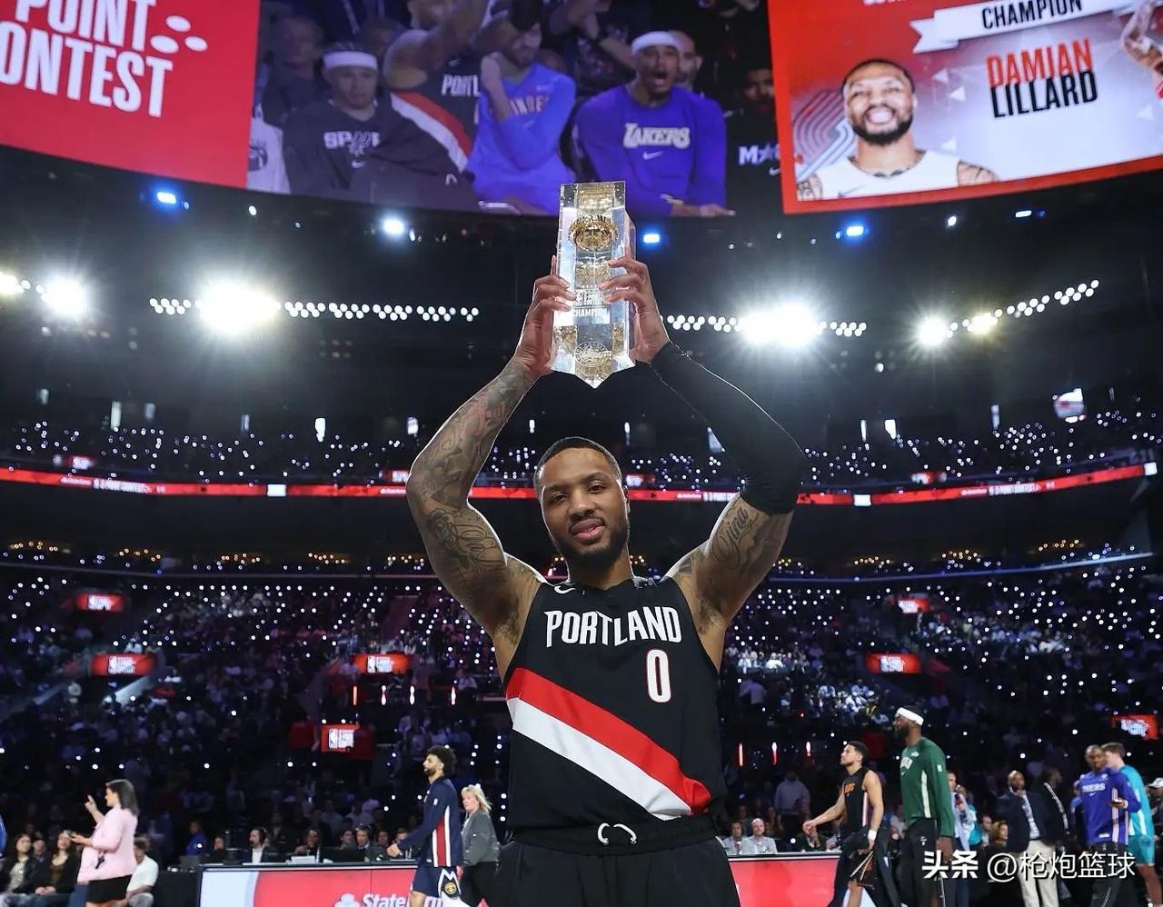 利拉德要破纪录了

NBA更新官方写道：利拉德追平霍奇斯、伯德，成为NBA历史上
