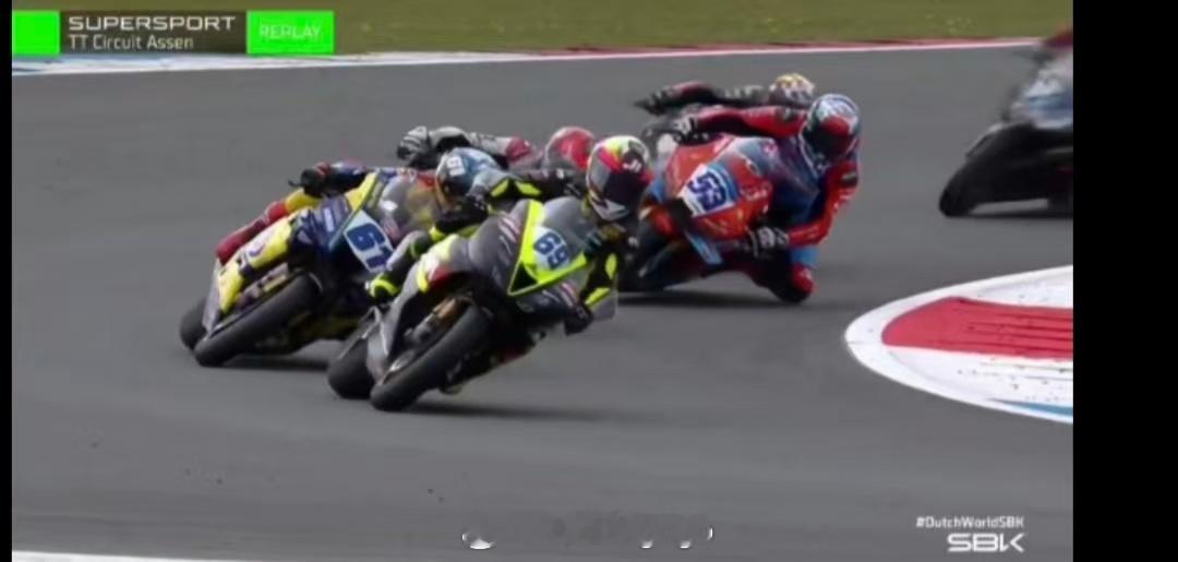 张雪机车荷兰站第二回合第7 结束的有点突然了 