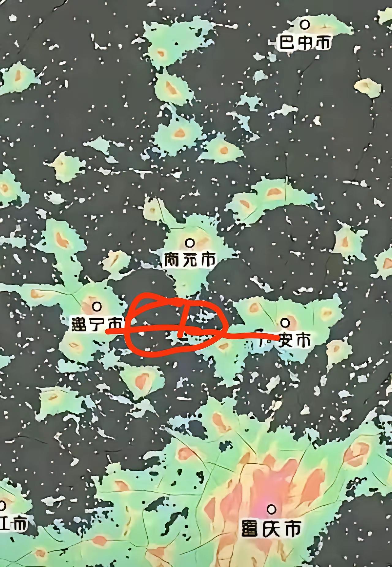 南遂广城市组团发展有没有可能城建互通互联，广安向西发展岳池武胜，遂宁向东辐射而南