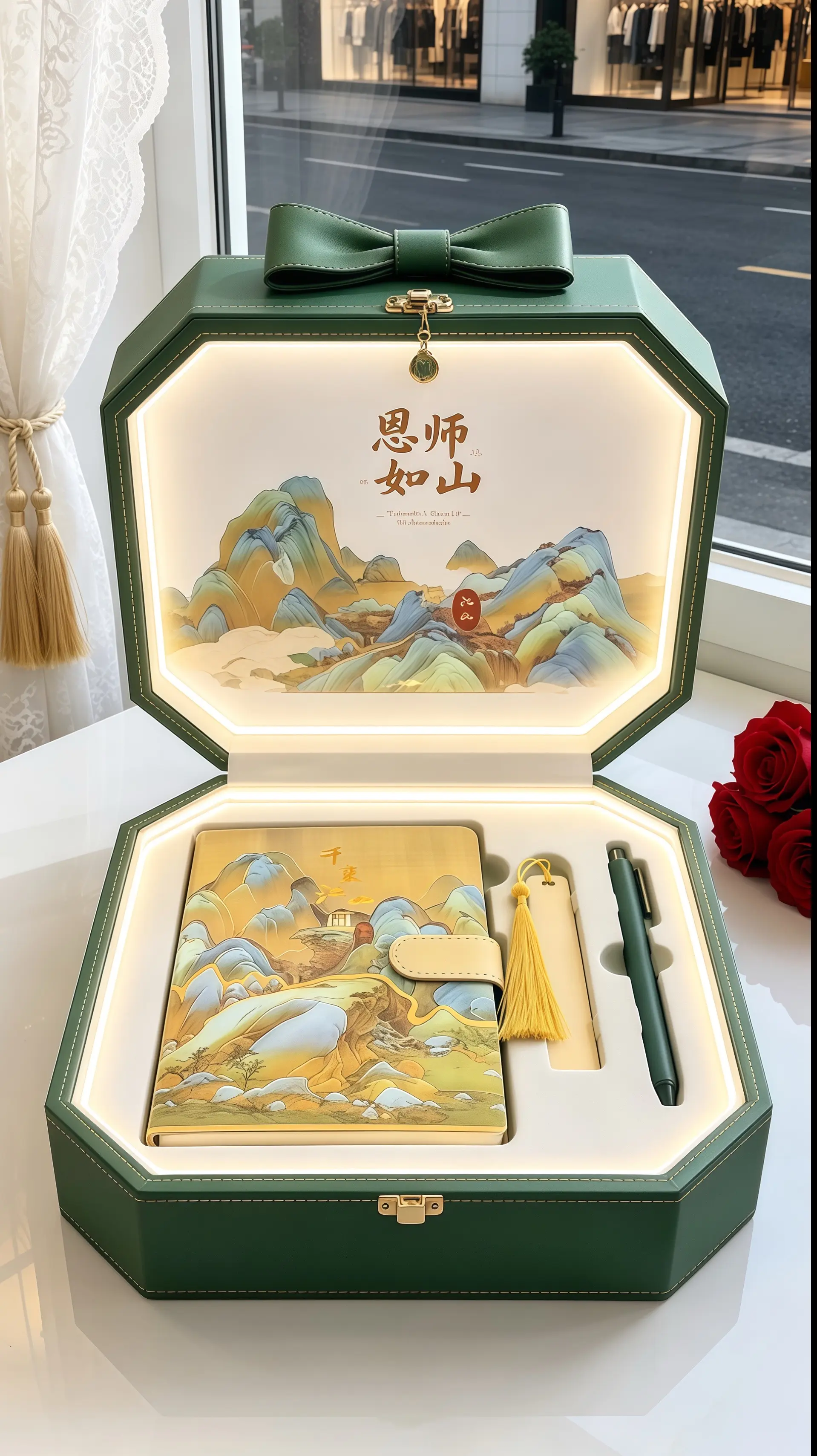 教师节礼物 恩师情永难忘 笔记本 教师节 中国古风文创