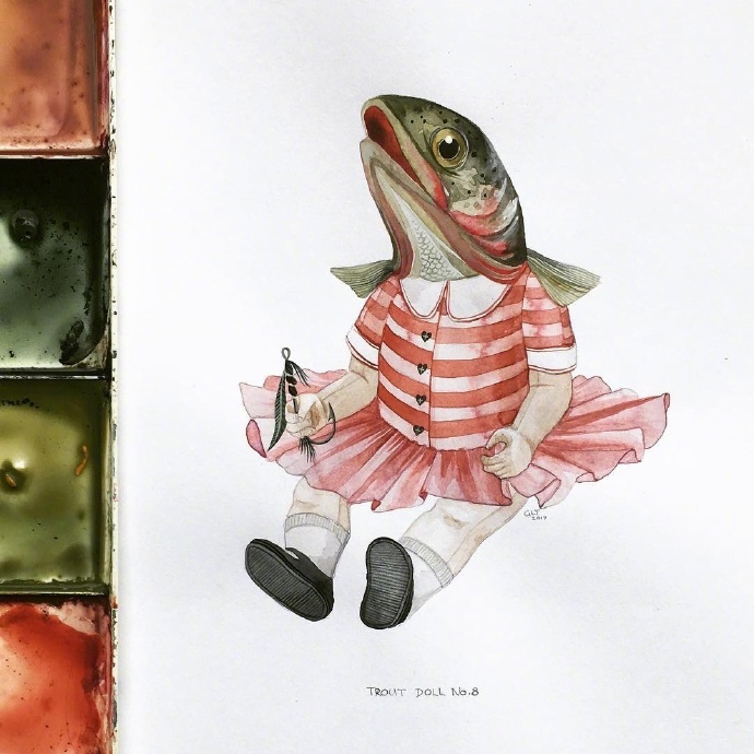 南非插画师 Georgina Taylor 手绘作品 