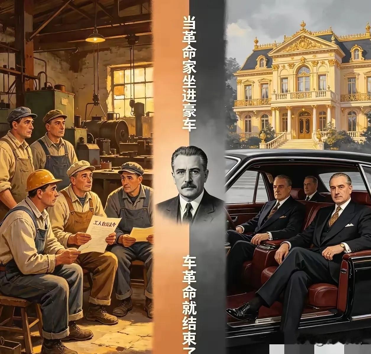 别让革命初心，倒在特权之下
 
当革命家坐进豪车革命就结束了，我们消灭了旧的剥削