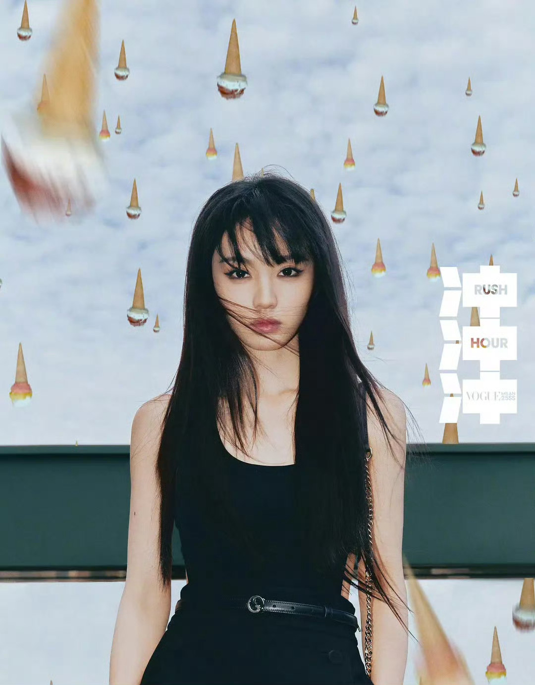 都没认出来这是田曦薇 ​​​