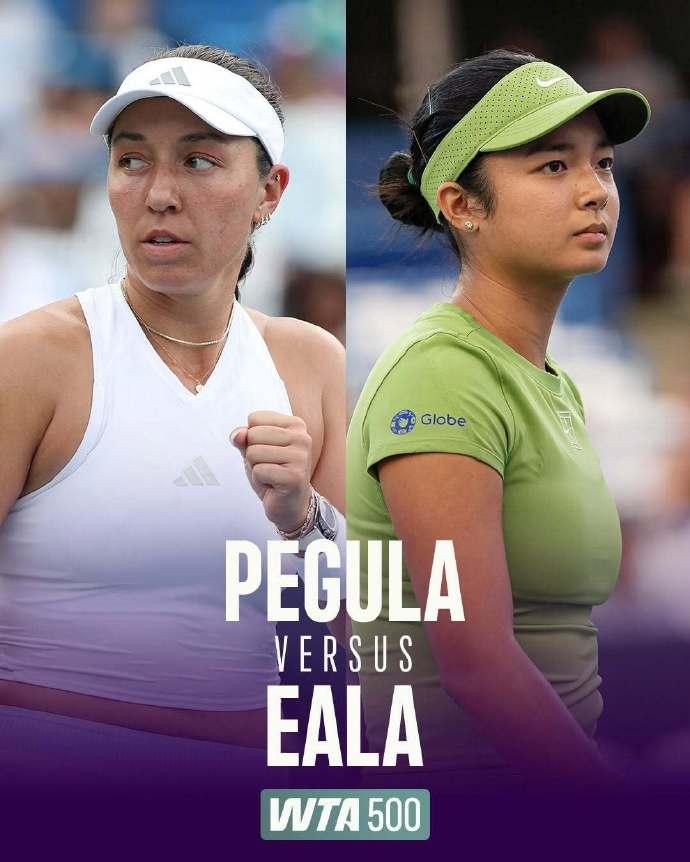 WTA500赛美国华盛顿站决赛因雨暂停！

佩古拉在第1盘6-4、第2盘局分1-
