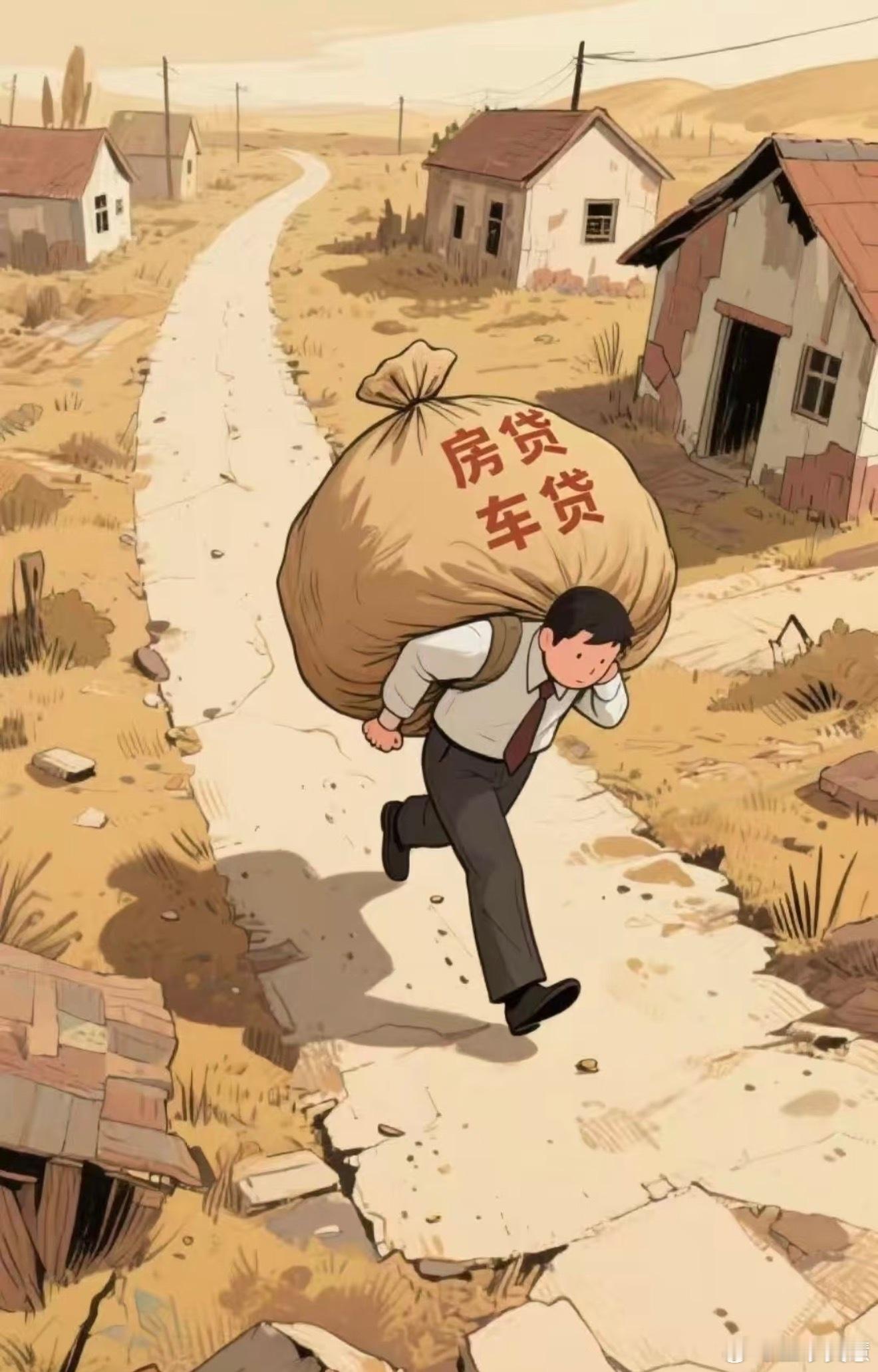 居民存款两个月缩水超2万亿全民化债的日子，不都还房贷车贷了吗