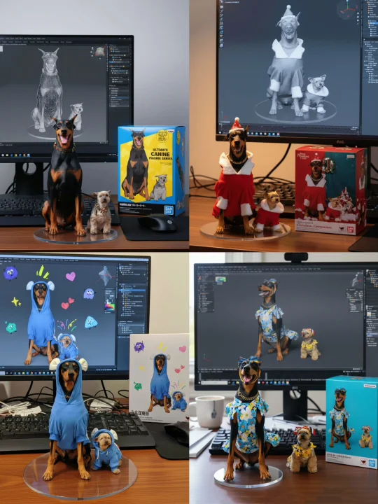 是谁还没有拥有小狗的独家手办？！太可爱噜！