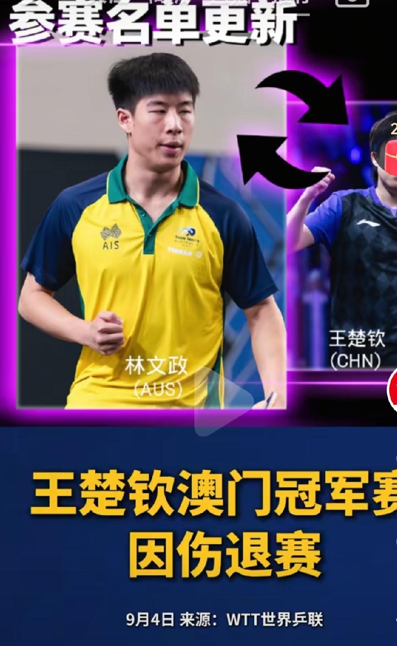 什么王楚钦又退赛了啊，王楚钦的伤病还没恢复啊，没事，一定要把身体恢复好啊，加油啊