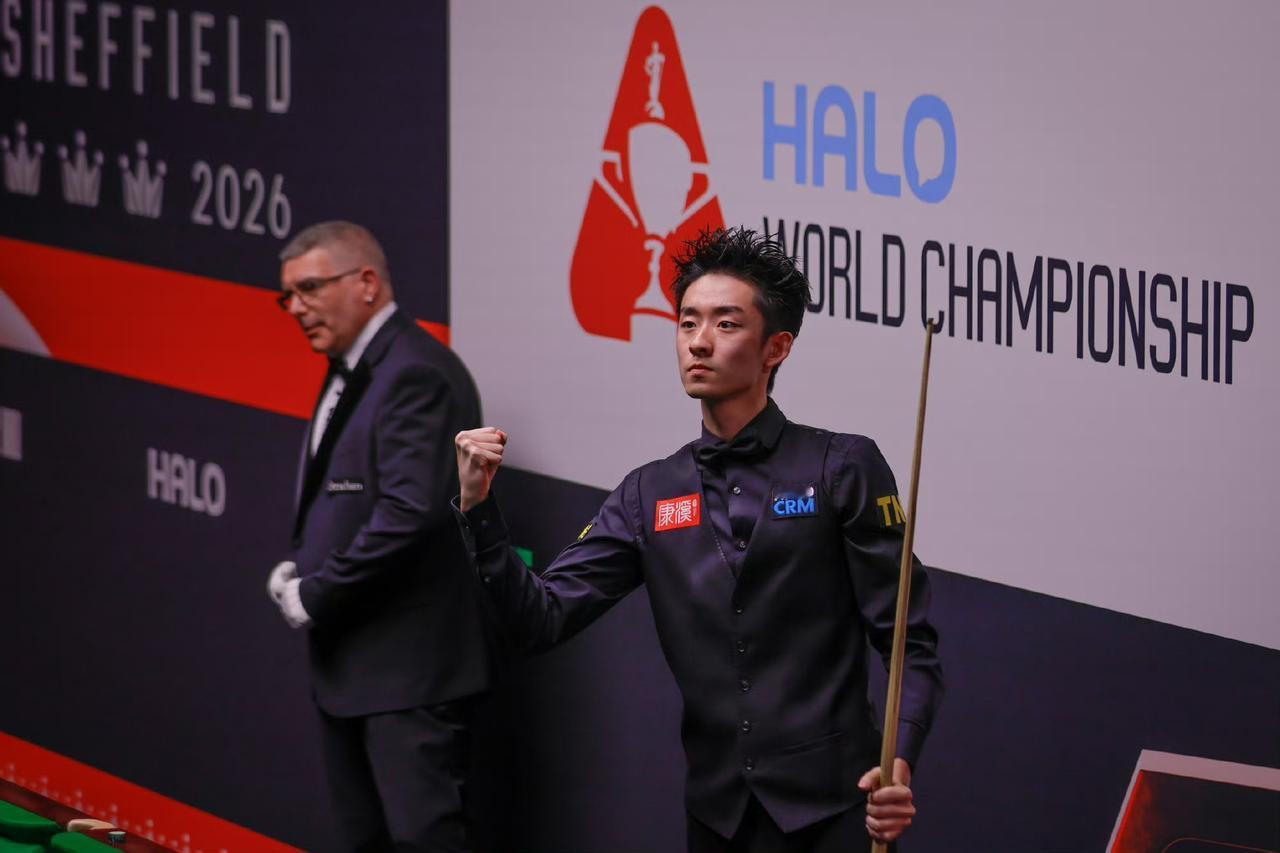 斯洛克比赛，真没想到中国新星晋级四强，后生可畏。他赛后接受了采访，表明自己非常开