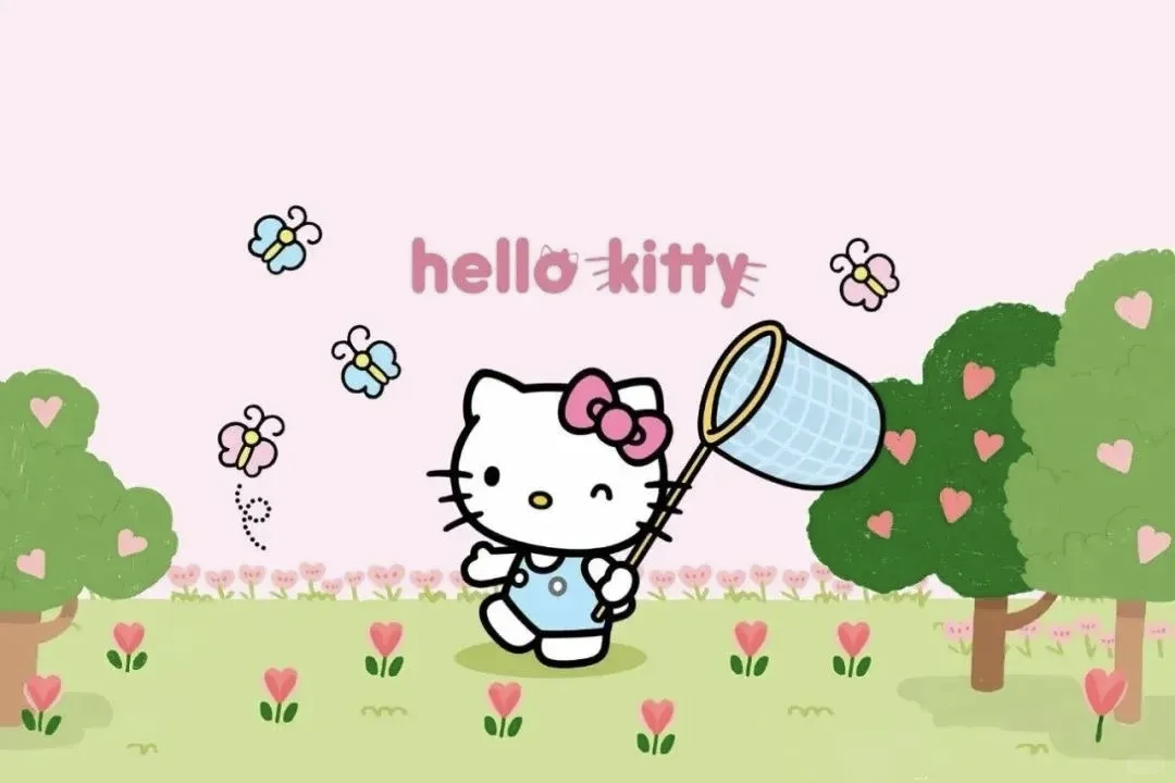 Hello kitty超粉嫩iPad壁纸 