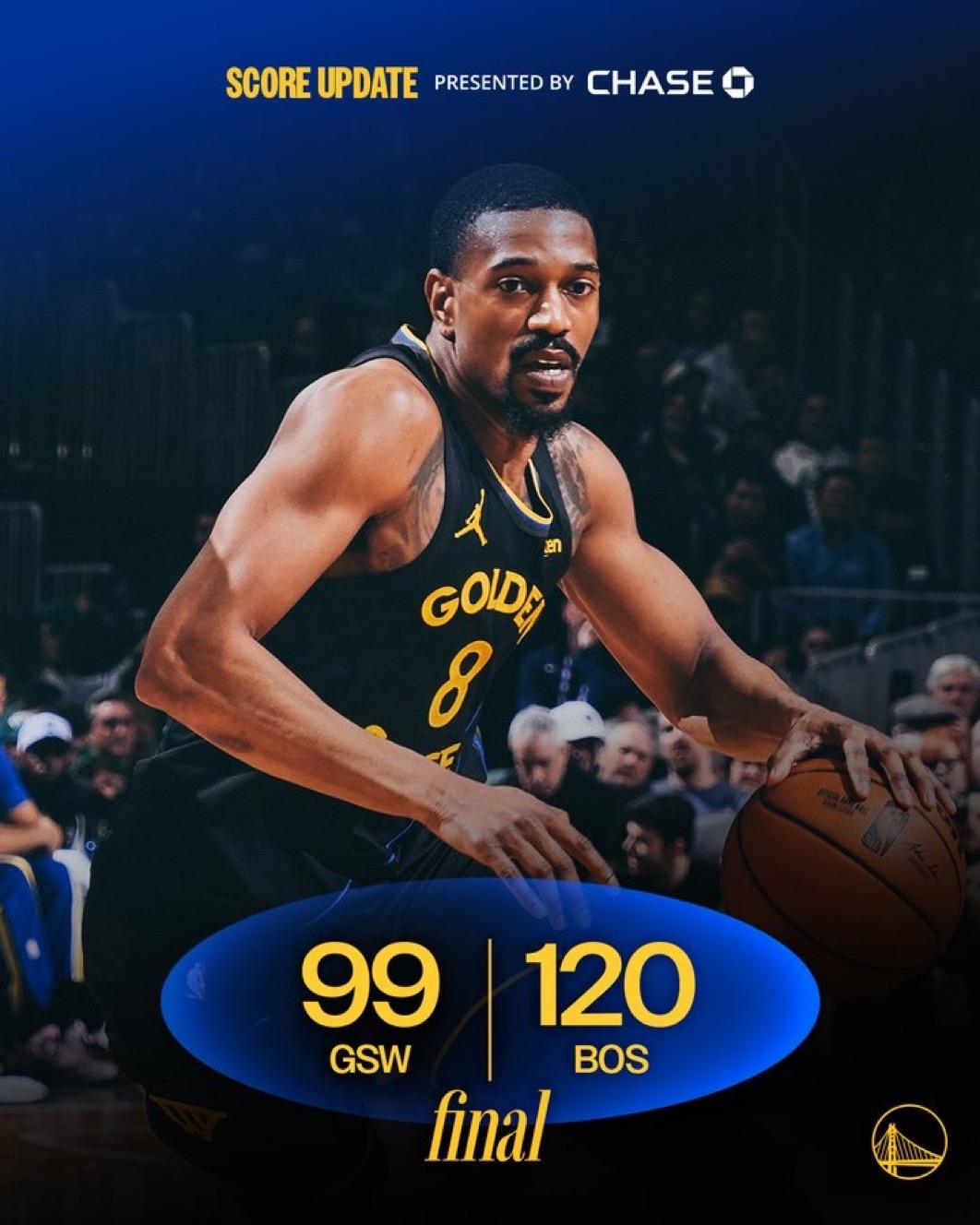 3月19日NBA常规赛战报（9场）：

勇士99-120凯尔特人
开拓者127-