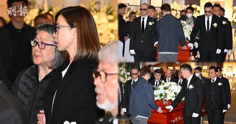 【明報即時】許紹雄出殯｜苗僑偉歐陽震華關禮傑扶靈 佘詩曼哭別契爺 佘詩曼和許紹雄