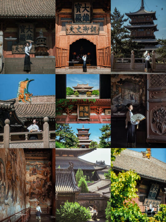 避开人潮拍大景📷华严寺不辜负每个早起的人