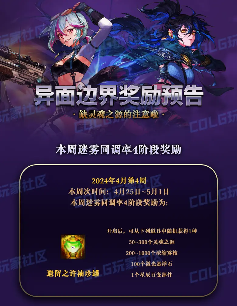 DNF本月异面边界奖励预告4.25