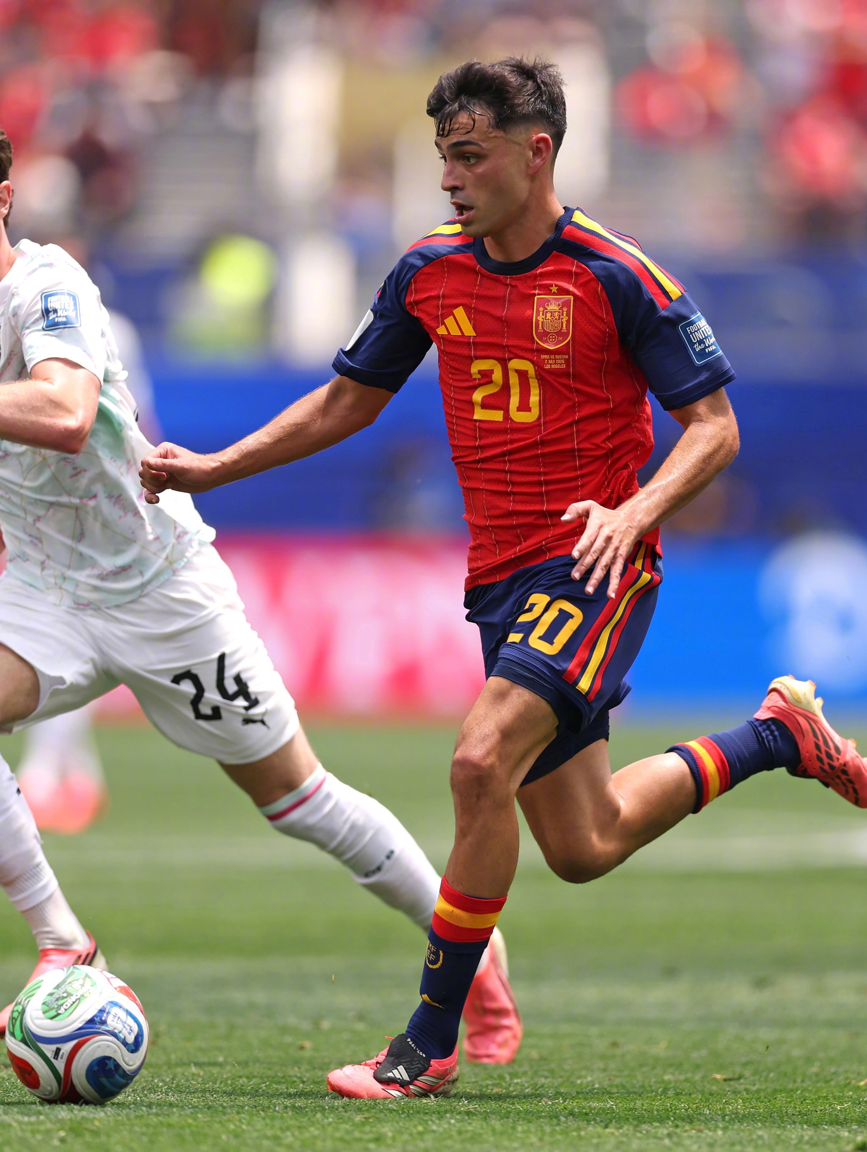 红蓝新大陆 🏆巴萨球员世界杯战报⬇️🇪🇸西班牙3-0奥地利🇦🇹：淘汰赛