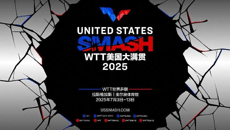 WTT美国大满贯中国队参赛名单 期待精彩比赛！WTT美国大满贯2025将于7月3