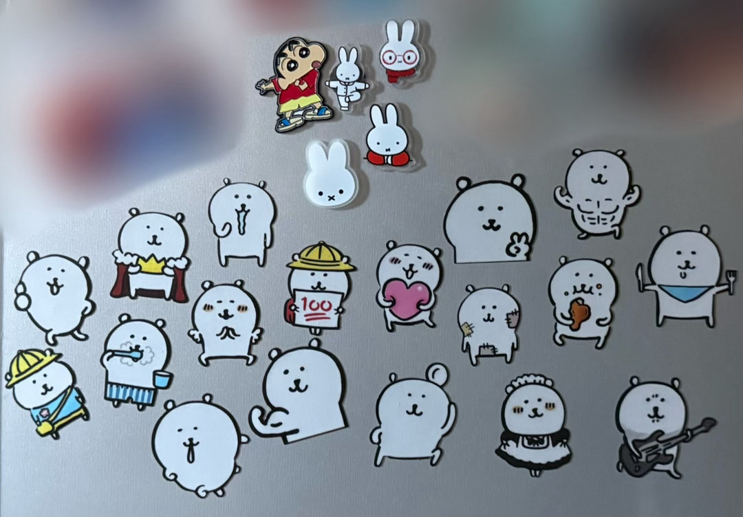 贴了一冰箱😋 