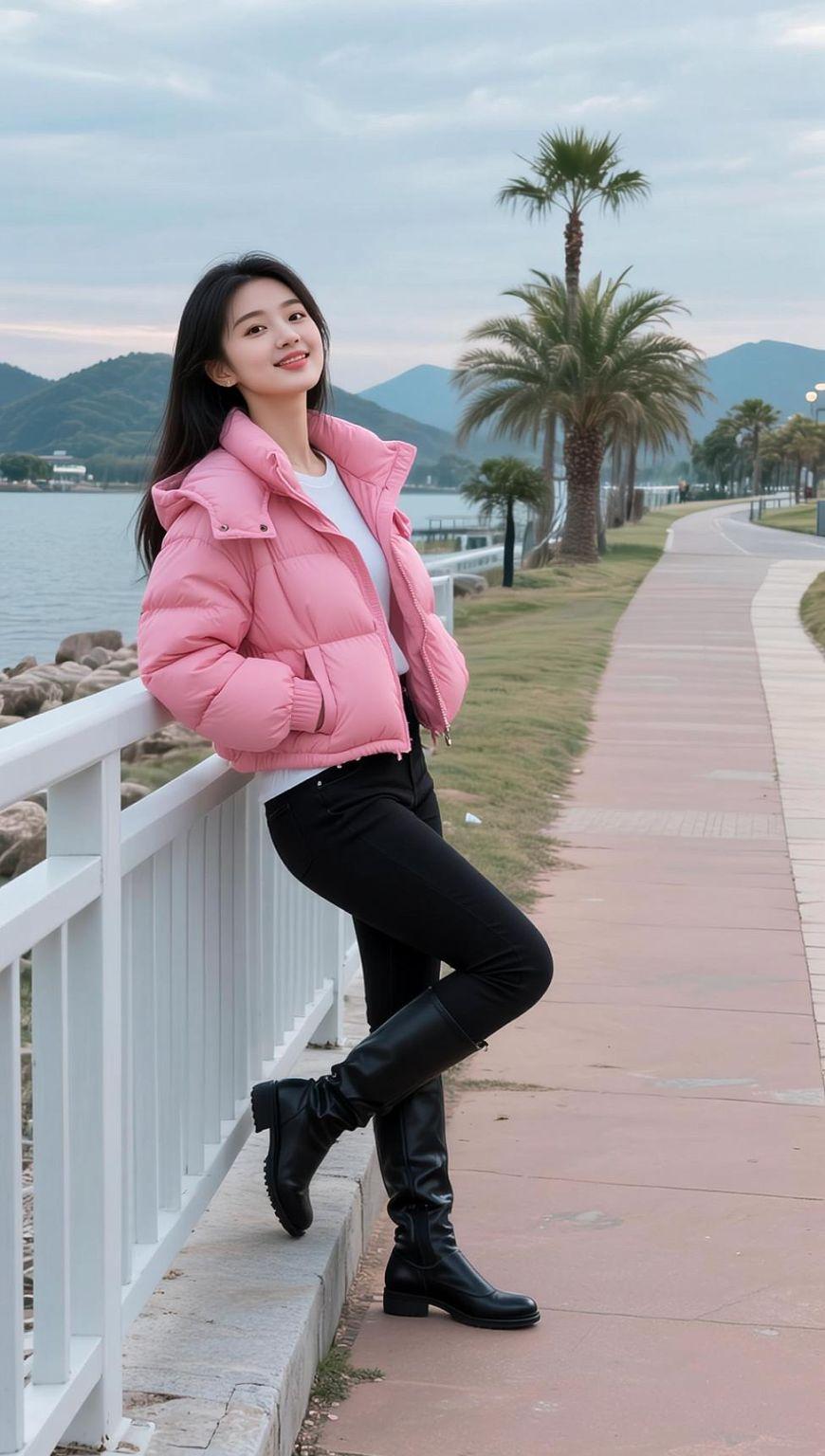 AI湖畔甜系照 抖音ai创作