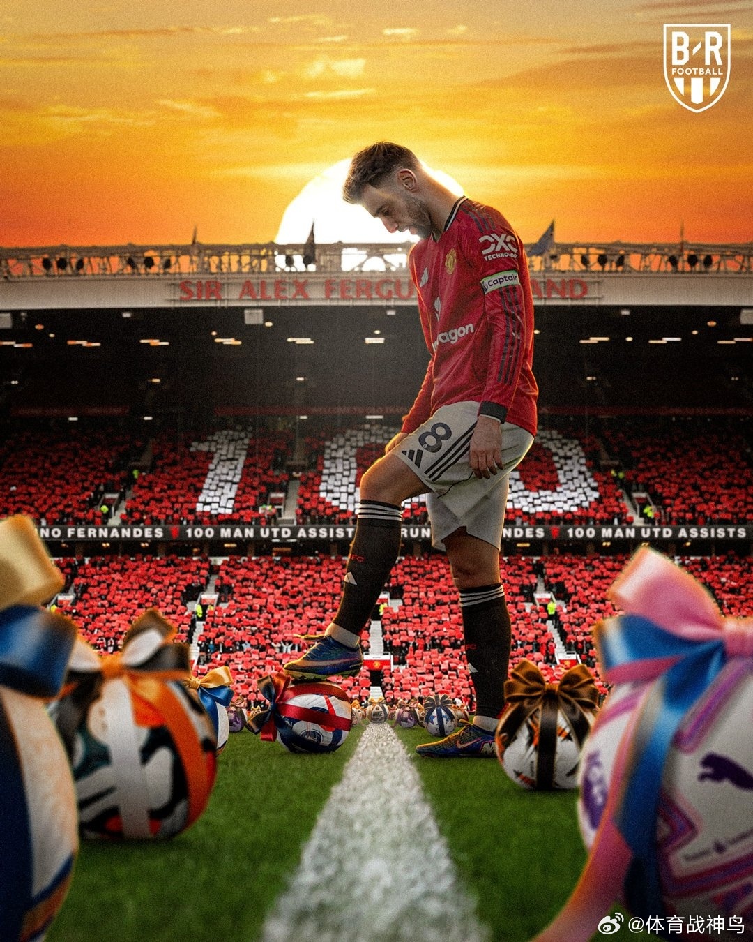 布鲁诺·费尔南德斯在曼联的六年：🔺 出场319次🔺 进球105个🔺 助攻9