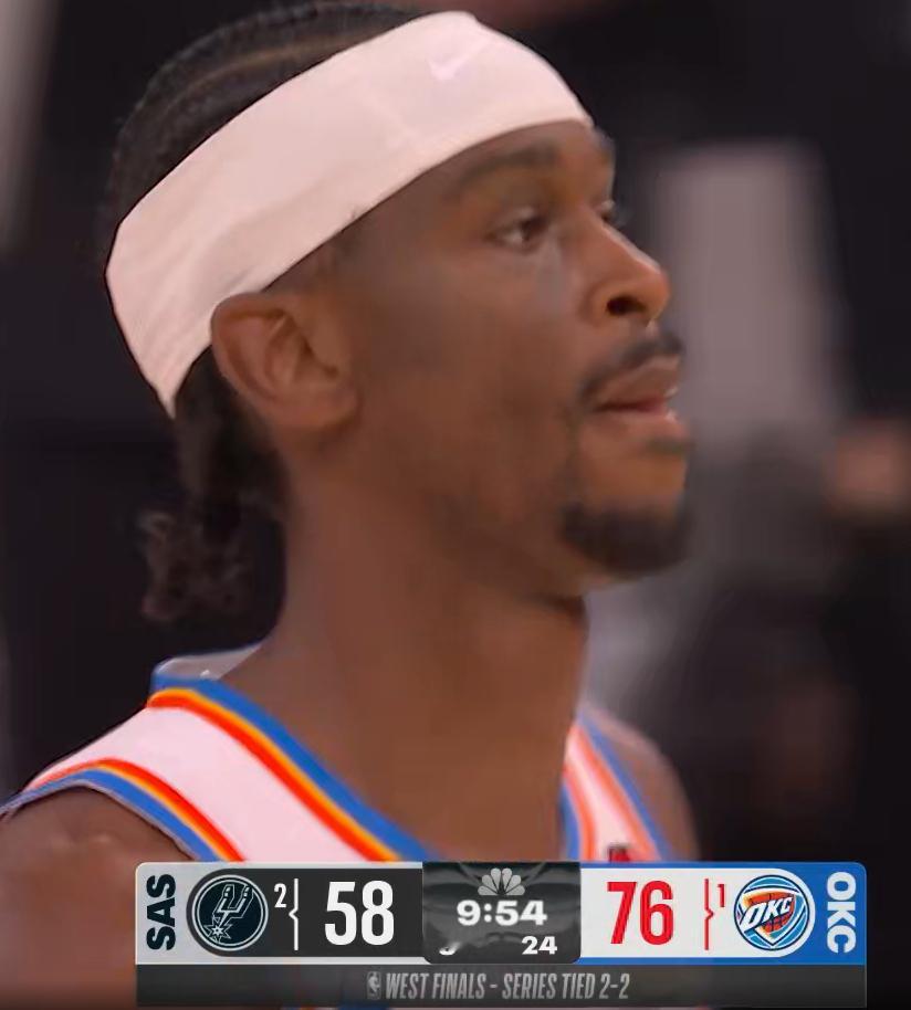 结束。马刺vs雷霆NBA