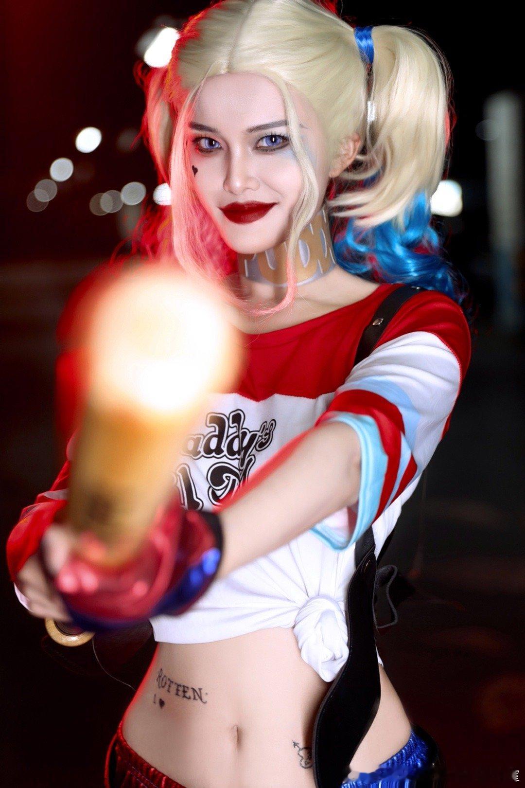 疯批美人小丑女上海mikastudio少女写真cosplay约拍  ​​​