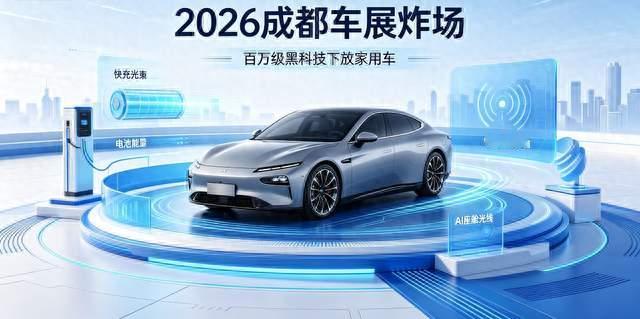 2026成都车展炸场！汽车彻底变天！万元级黑科技，全部下放家用车