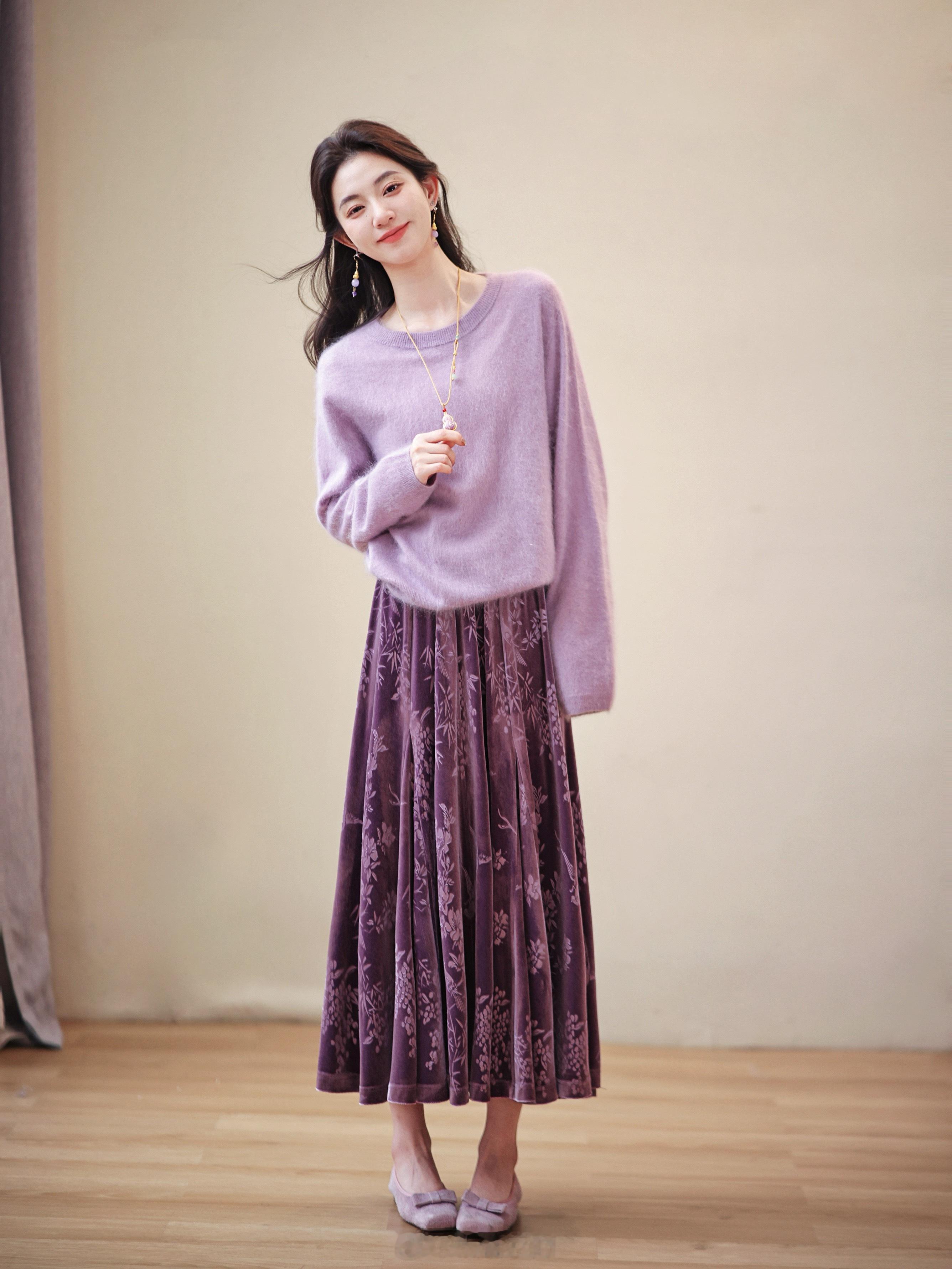 冬天真的离不开拉绒毛衣！真丝*羊绒 像棉花糖一样巨巨舒服暖和度还在线！ 