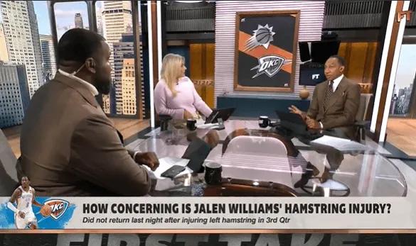 A-史密斯：雷霆没杰威打不赢马刺，甚至过不了掘金或森林狼
04月24日讯，在备受