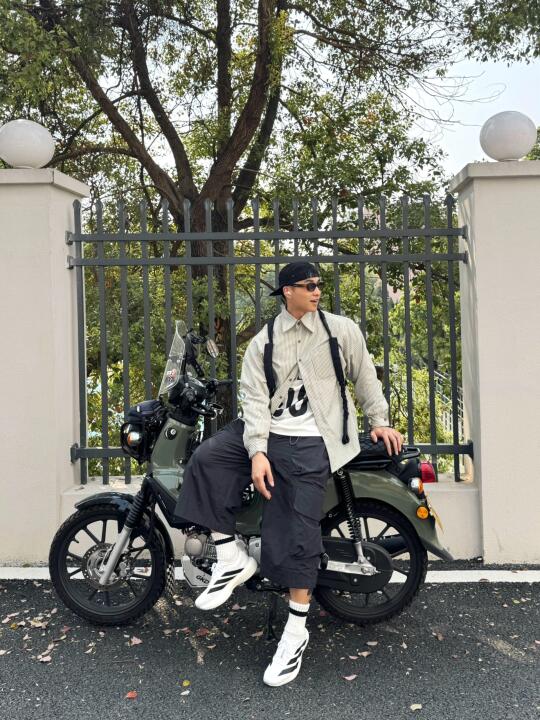 上长下短 极简踏春🏍️