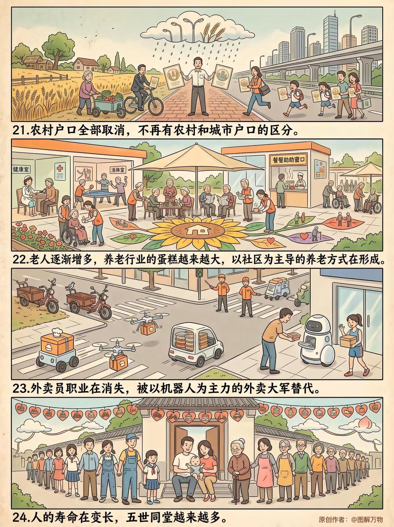 未来20年你可能完全认不出这个世界了。未来的行业趋势 未来发展 图解万物