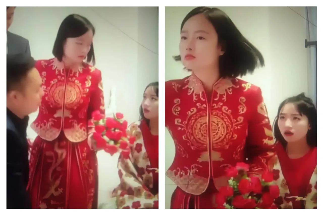 傻眼了吧？尴尬了吧！
别人结婚瞎掺和，被新娘数落一顿，事因，新娘结婚当日，闺蜜提