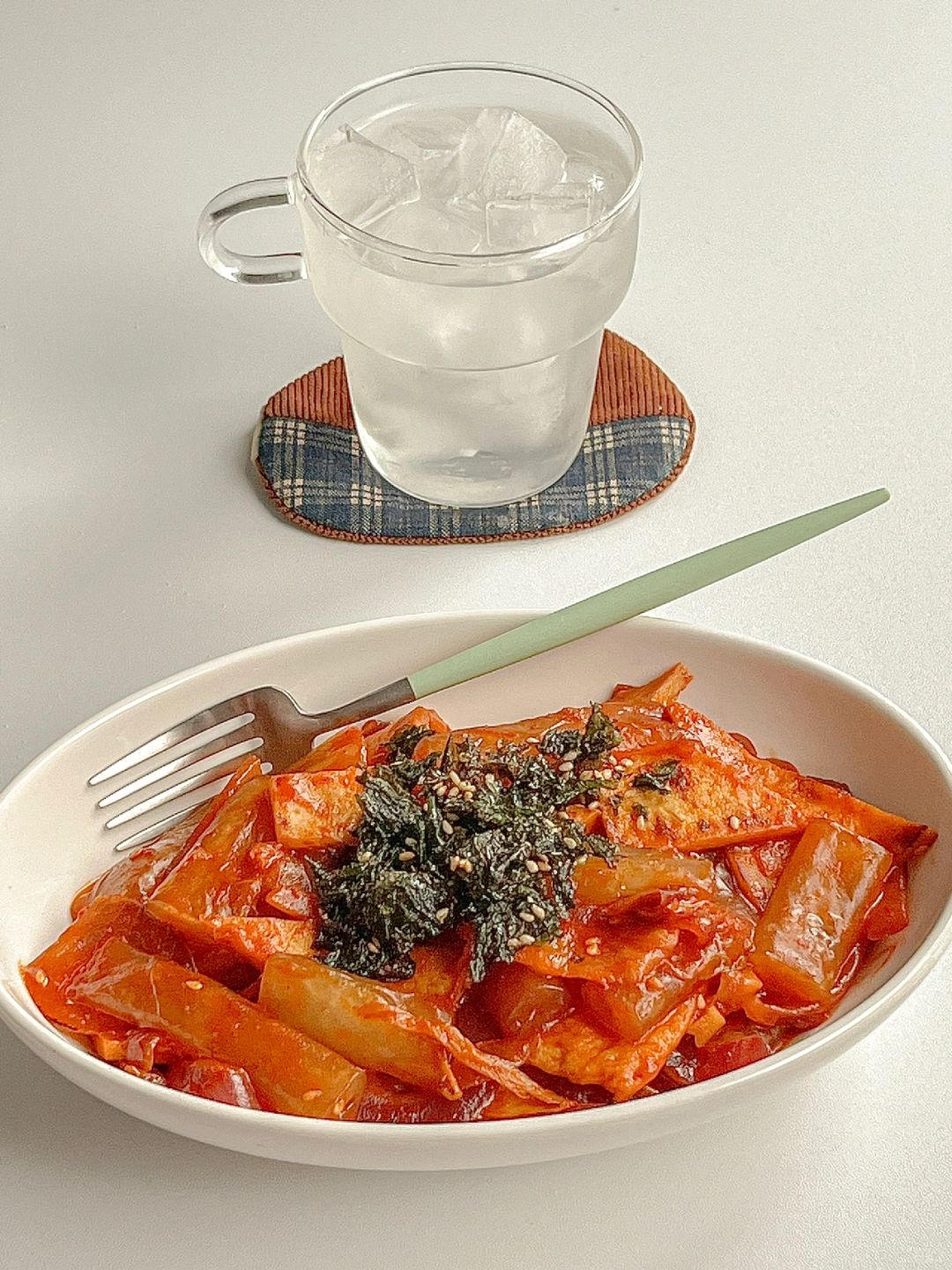 一人食｜韩式辣炒鱼饼年糕·越南春卷版🥢