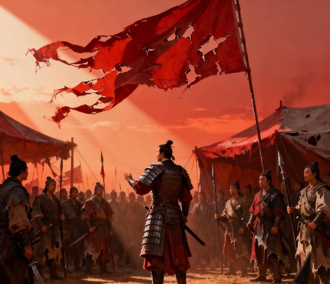 唐朝末年，一将军因战败被削去兵权，自知前途无望，于是对帐下五千死士说：跟我回乡，