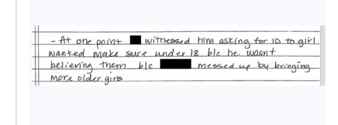 美国司法部这次公布的爱泼斯坦案卷许多文件都经过了大量删减。例如，在一批公布的10