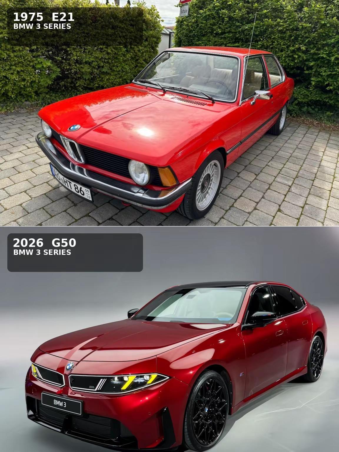 当初代BMW宝马3系 E21 遇上全新宝马3系 G50. 你更喜欢哪一代？宝马 