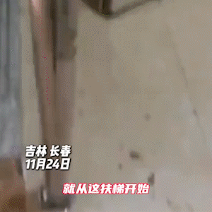 吉林长春，一业主外出时，发现楼道、电梯间都是排泄物，查看小区监控发现，一外卖小哥
