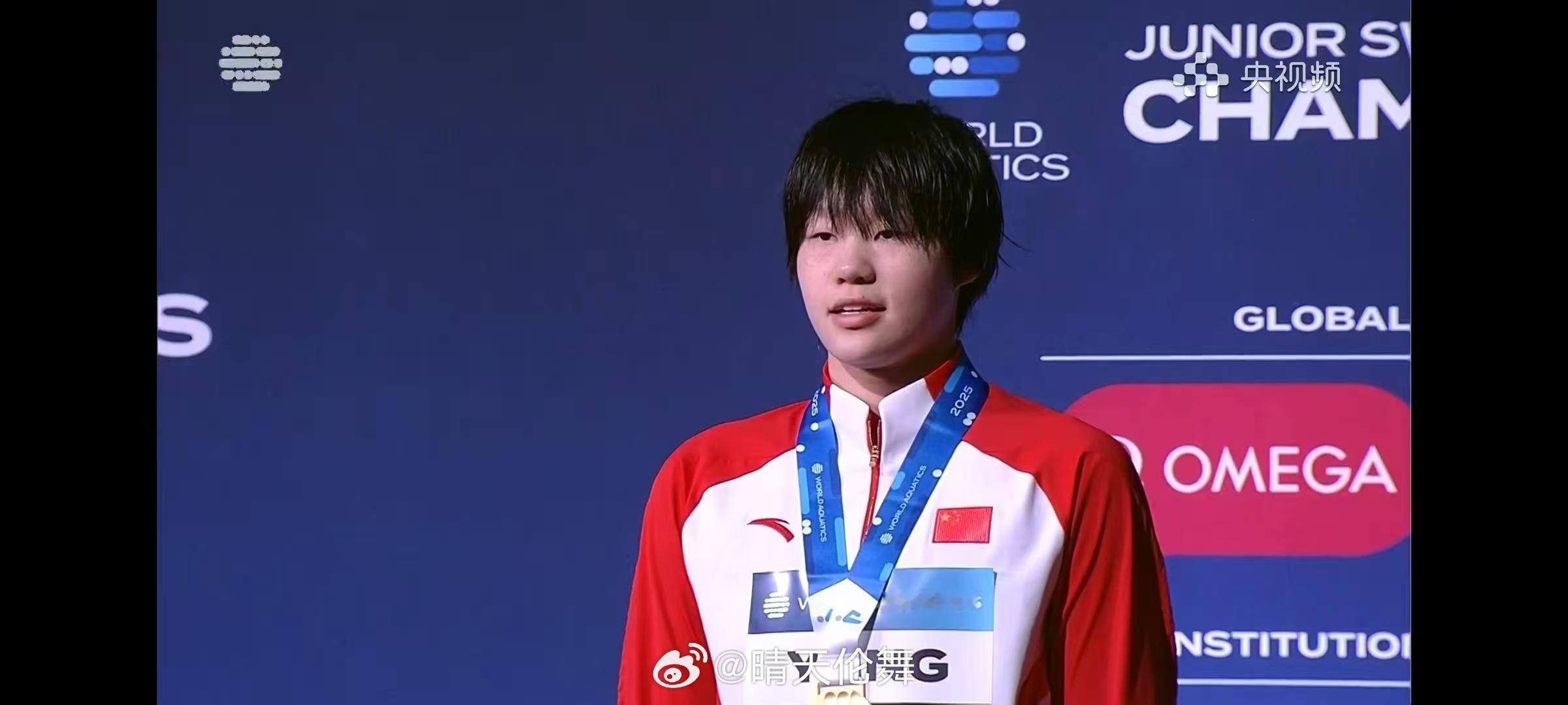 世界青年游泳锦标赛 女子800米自由泳决赛🥇🇨🇳杨佩琪 8:22.93，收