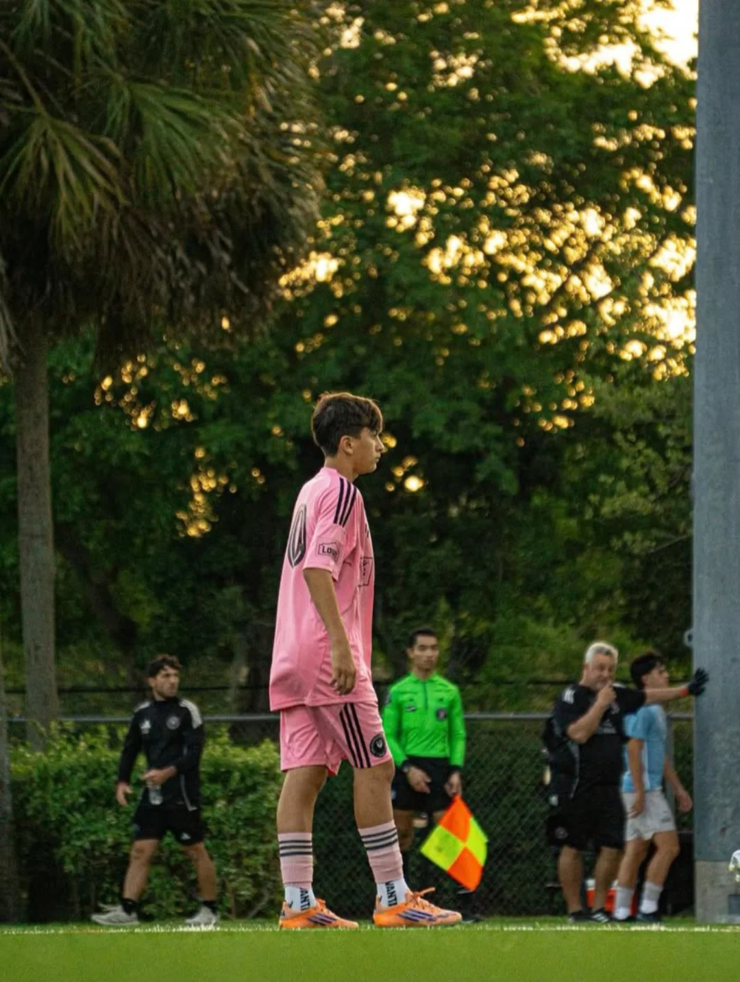 比赛中的titi⚽梅西