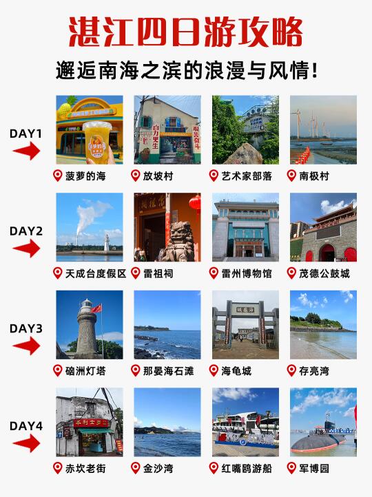 湛江四日游 | 邂逅南海之滨的浪漫风情🌴