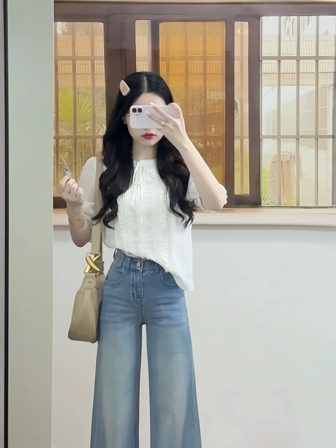 梨形第一次买到腰围臀围都很适合的裤子😭！！