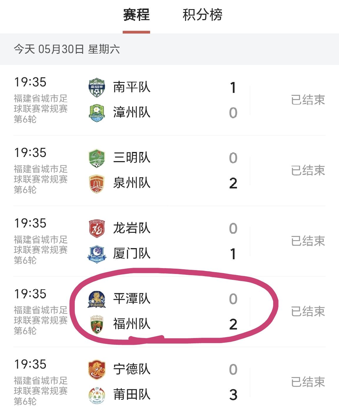 【闽超第六轮，平潭0：2福州，这是首场福州德比战】

闽超第六轮的一场焦点战，这