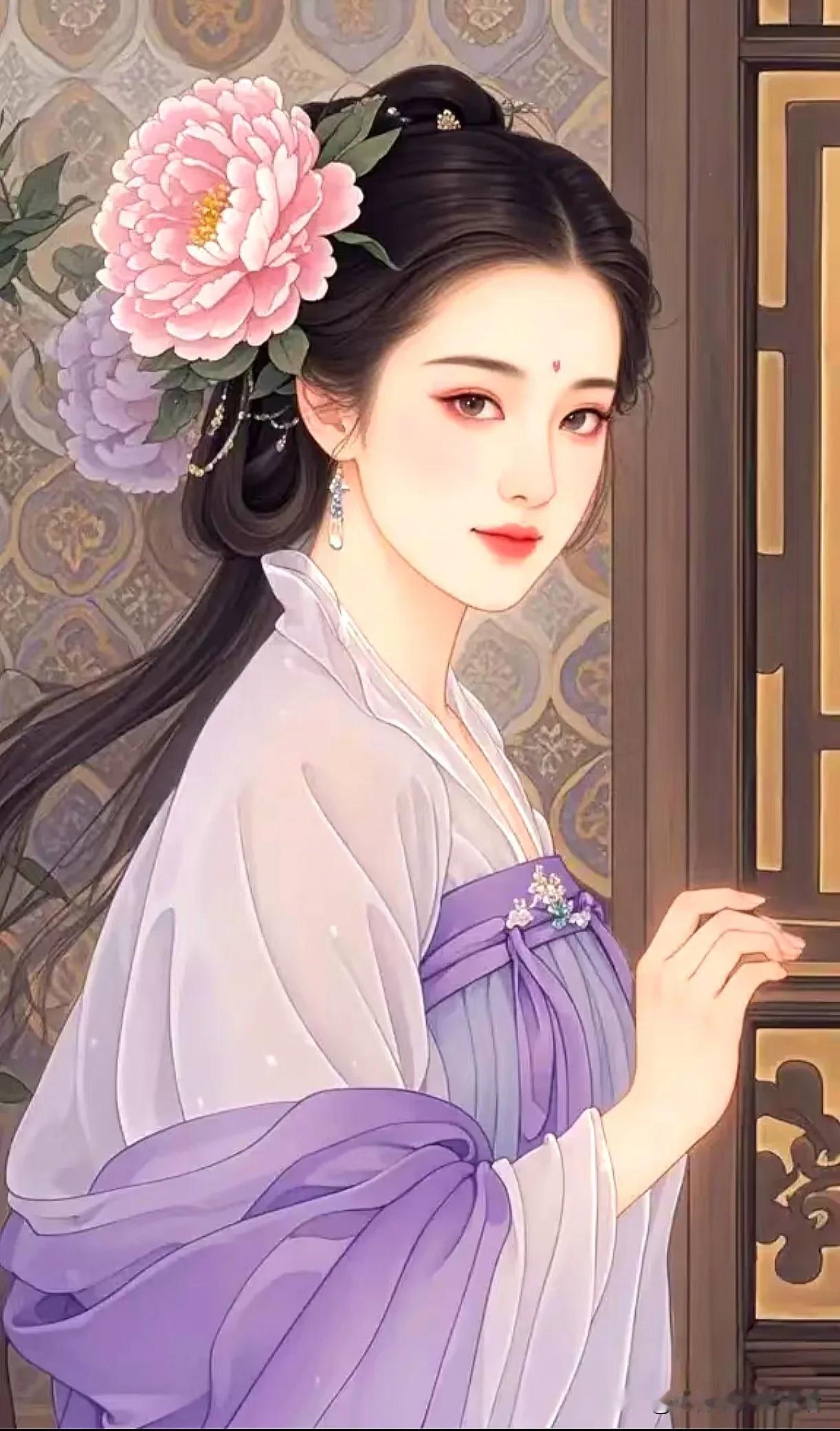 仕女图欣赏