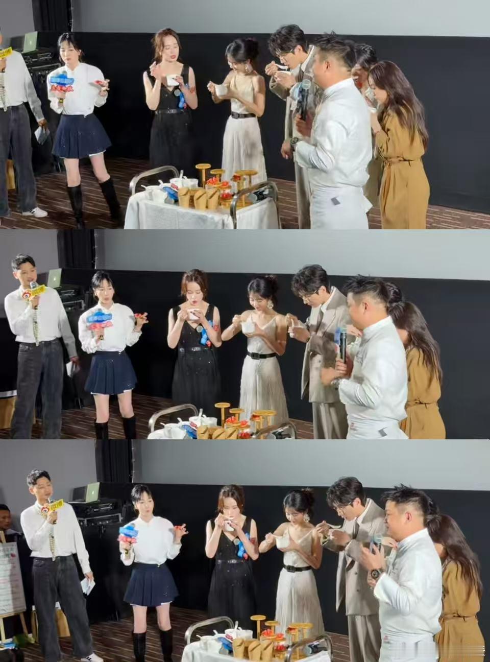 谭松韵刘学义这是什么震撼美味 刚从一饭追完美食馋得不行，就看到兰香如故主演全吃上