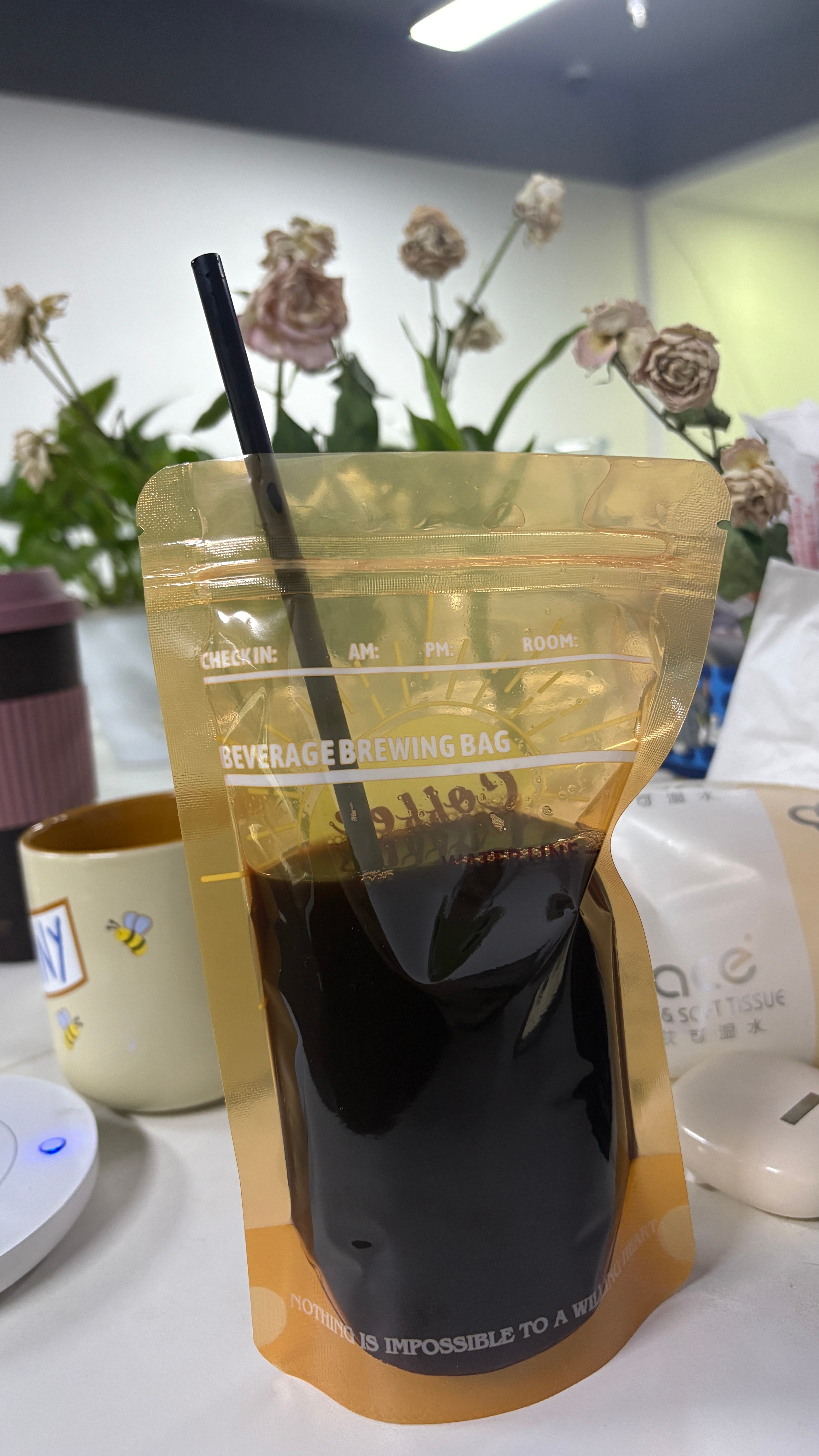 我这的确像是喝中药今天是自制的🍇靠非～☕ 